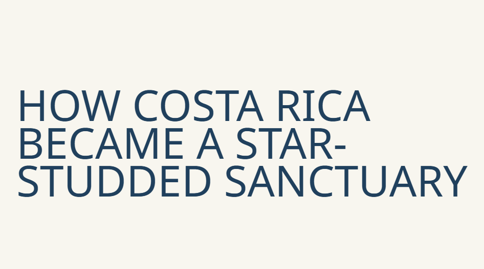 Famous celebrities in Costa Rica