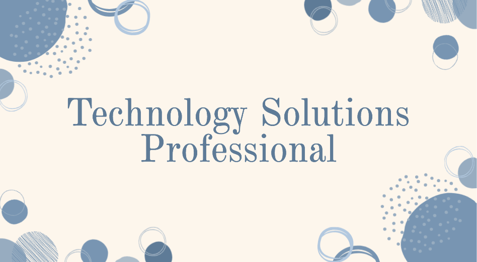 Technology Solutions Professional